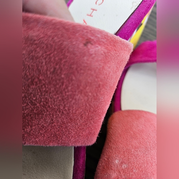 🌸🧡Sacha London Kali floral wedge size 7.5 - Picture 10 of 11